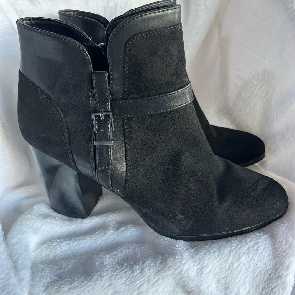 Kelly & Katie Black Ankle Booties